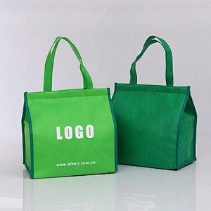 Non-woven picnic aluminum foil zipper insulation handbag food preservation takeout waterproof bag custom insulation bag