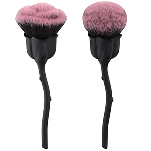 Hot Selling  custom logo rose Flower Makeup  Brush Black makeupTools Professional beauty Salon Products  Makeup  Brush