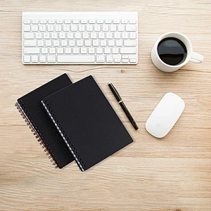 High quality Custom logo A7 B6 A5 B5 A4 notebook promotion advertising gift hardcover coil notebook