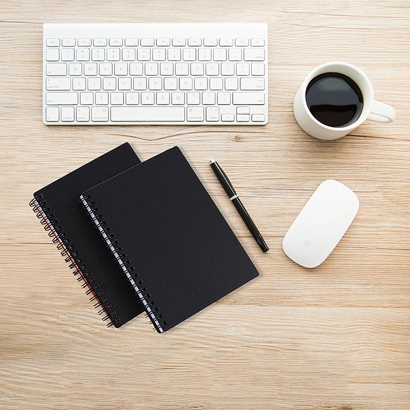 High quality Custom logo A7 B6 A5 B5 A4 notebook promotion advertising gift hardcover coil notebook