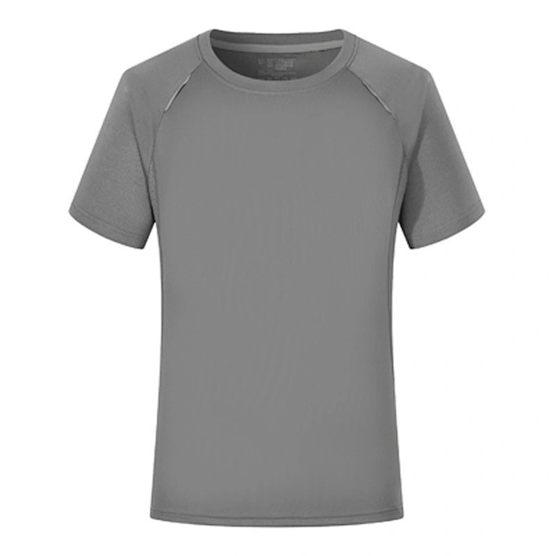 Promotional custom logo 100% polyester cooling fitness gym Top-wear sport dry fit Men's T-Shirt