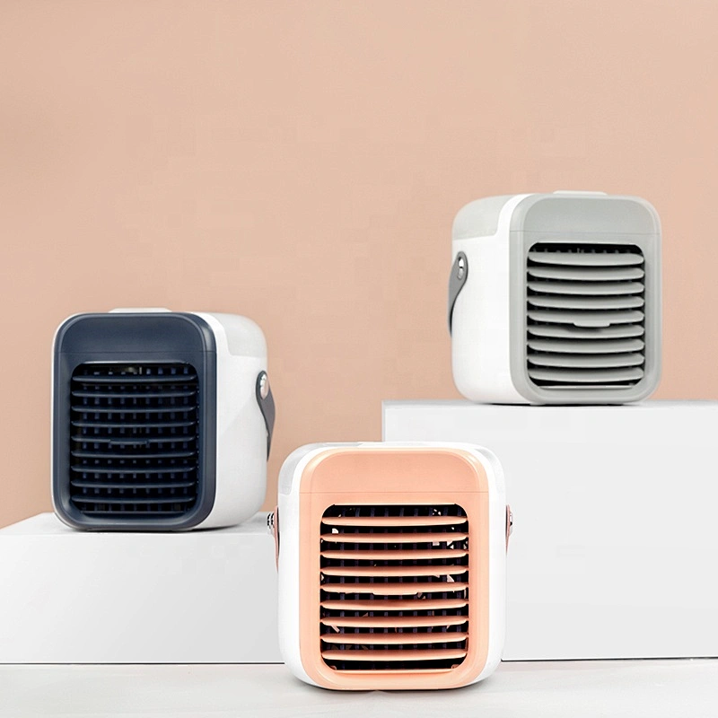 Factory supply ABS+leather material with spray personal air water cooler fan price