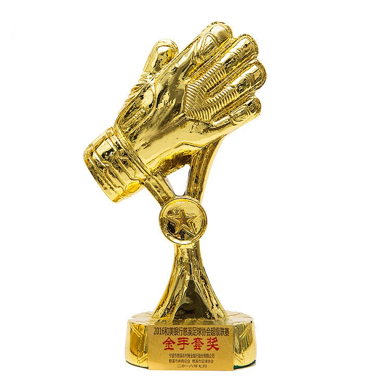Custom logo sports football soccer trophy Resin sport football trophies Soccer Clubs Fans promotion Souvenirs cup