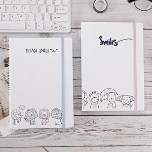 High quality custom logo promotion gift Diary Notebook colored edges hard cover A5 notebook