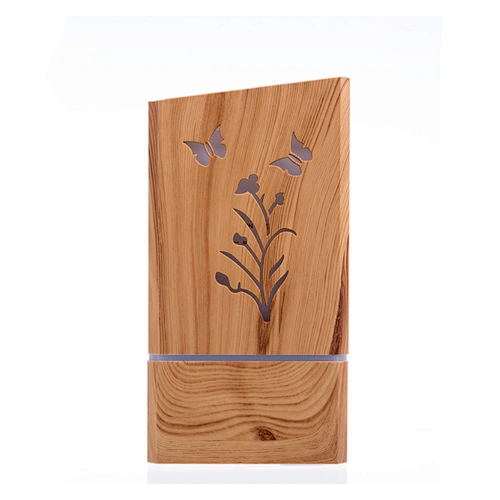 Romantic Night Lamp 200ml wood grain aromatherapy ultrasonic essential oil air humidifier aroma diffuser