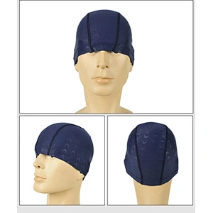 Promotional Custom Logo Cheapest Custom Logo Lycra Swimming Cap Nylon Spandex Swimming Hat