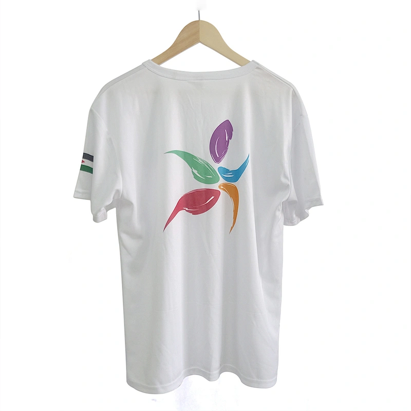Custom Promotional activities T Shirts Sports Running Top Tees Mens Clothing Short Sleeve Casual V Neck Quick drying Tshirt