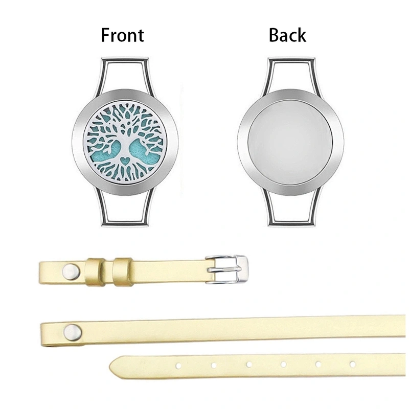 Fashion Aromatherapy Essential Oil Diffuser Leather Bracelet New Design Bracelet  Adjustable leather bracelet