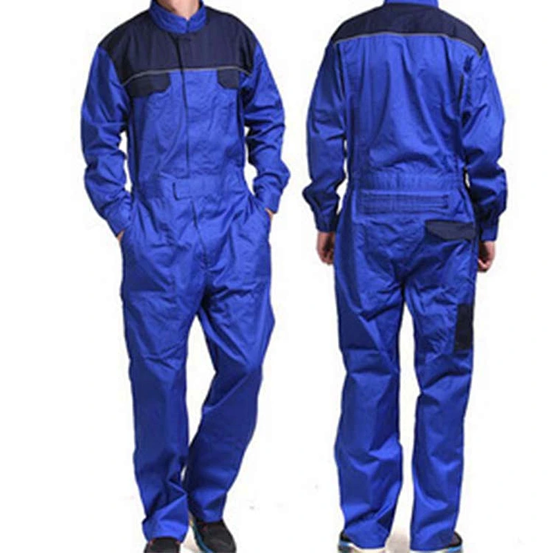 Long sleeve reflective jumpsuit customized labor insurance auto repair jumpsuit shipyard workers' uniforms