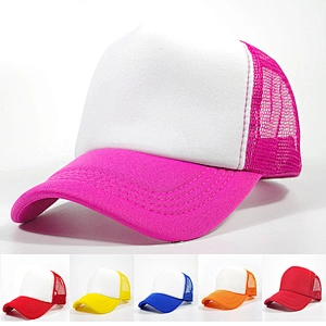 Customizable Classic Truck hat Mesh Baseball Snapback Unisex Adjustable Size Sport Casual hats