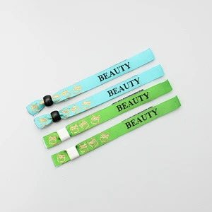 Wholesale fashion high quality custom polyester fabric TV & Movie Character Europe Business Gift wristband