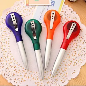 Custom advertising multiple use pen with measuring tape promotional gift ruler pen with logo