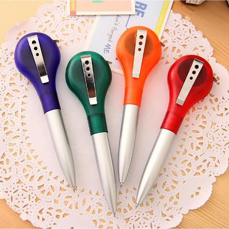 Custom advertising multiple use pen with measuring tape promotional gift ruler pen with logo