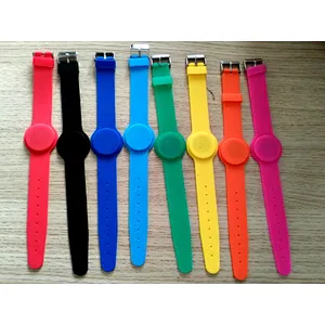 Waterproof Silicone Custom logo Fashion bracelet rubber rfid silicone wristbands advertising promotion wristband