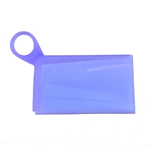 2021 New products Promotional items reusable  Food grade reusable washable silicone storage folding M ask bag