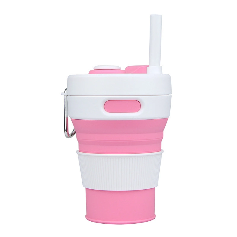 Promotional gift Food grade Multi-functional Personalized Custom Logo Collapsible Silicone Smart Shaker Water Bottle