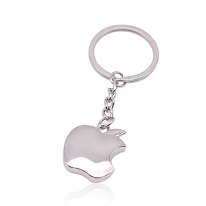 Creative Novelty Souvenir Car Trinket Key Ring Metal Apple Key Chain custom promotion gift Key Chain
