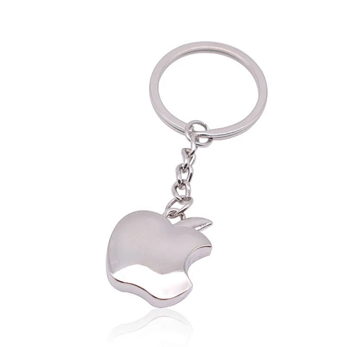 Creative Novelty Souvenir Car Trinket Key Ring Metal Apple Key Chain custom promotion gift Key Chain