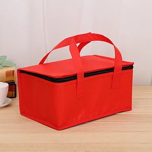 Non-woven insulation bag customized LOGO company publicity portable ice bag food and cake delivery insulation bag
