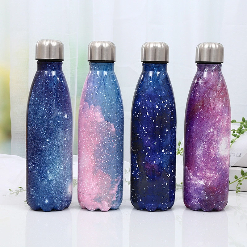 Fashion custom logo 300ml cola bottle  304 stainless steel water bottle