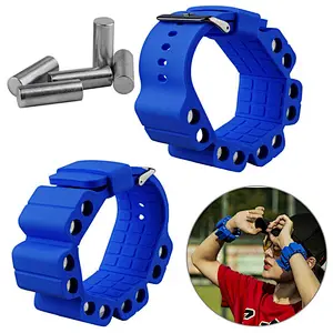 High Quality Custom logo Silicone  Ankle Wrist Strength Training Adjustable Fitness promotion gift  yoga Wristband