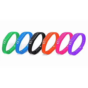 Hot selling Waterproof Smart  Adjustable Passive RFID Wristband Silicone Bracelet NFC TAG  RFID Wristband