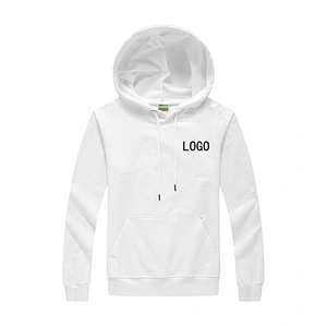 Promotional cheap high quality pullover oversize black white plain blank cotton polyester unisex men women hoodie