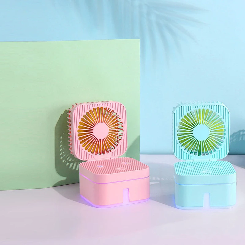 2020 Best wireless  Air humidifier Portable usb rechargeable  personal air mini fan mist humidifier