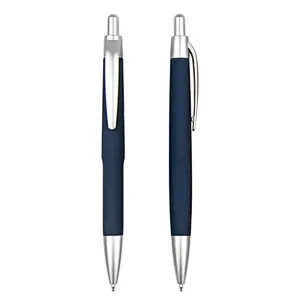 Customized screen silk printed logo for free promotion gifts idea  advertising Plastic press ballpoint pen