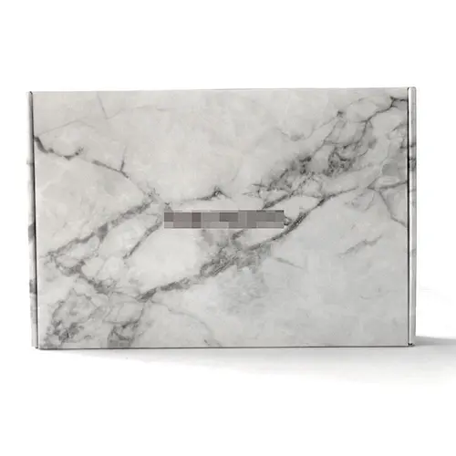 Luxury durable custom OEM brand cardboard corrugated paper marble packaging promotion gift box