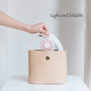 2020 hot sale Rechargeable Battery Operated Neck Fan Portable Fan ,Hand Free Small  With Humidifier  fan