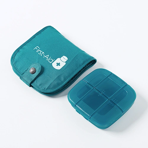 Wholesale  High Quality children pill storage box organizer travel medical mini weekly small plastic case pill box