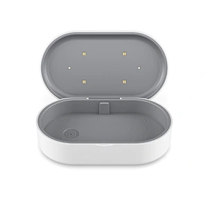 UV disinfection box UVC UV sterilizing case mobile phone sterilizing case 15W fast charging cellphone wireless charger