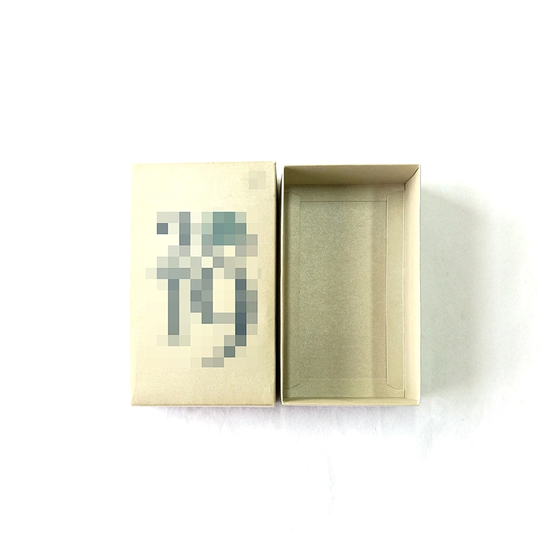 Popular custom Design Logo Printed iridescent paper Heaven and earth cover promotion Gift Box