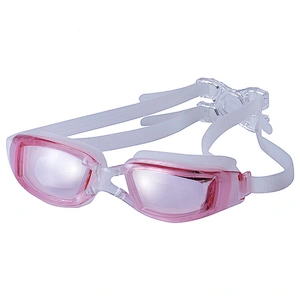 Custom factory wholesale new design fashionable waterproof swimming goggles adult wide-vision men women swim goggle