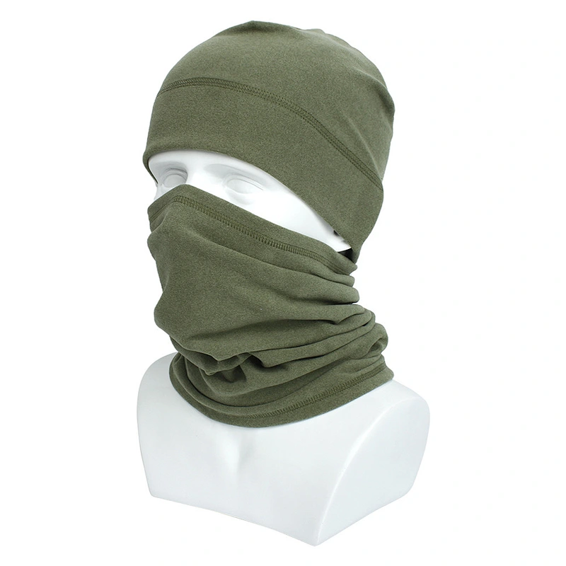 OEM brand Winter Warmer Fleece polar Neck Ski Tube Scarf and beanie unisex sport beanie hats with bandana