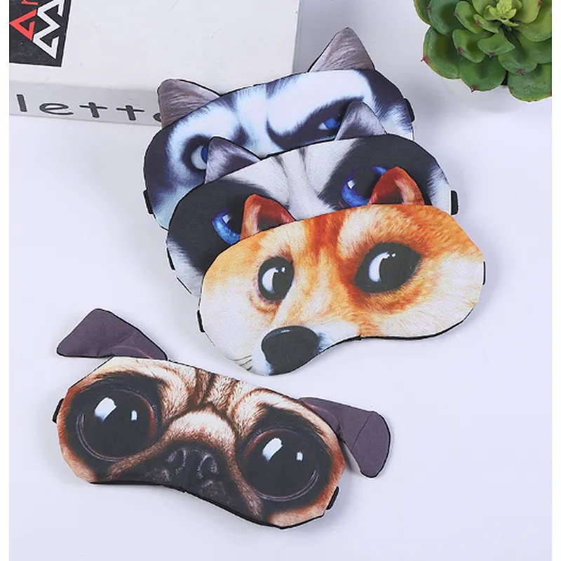 Cartoon sleeping girl ice pack personality adult eye mask ventilation hot ice compress eye fatigue eye mask