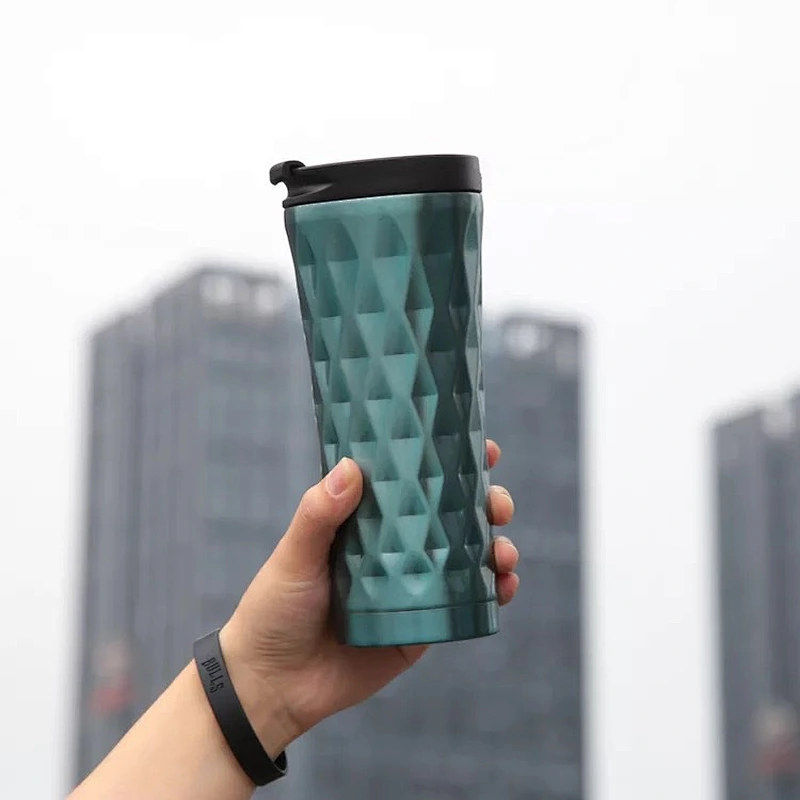 Premium gift double wall stainless steel coffee cup thermos bottle custom LOGO travel promotion hot water cup