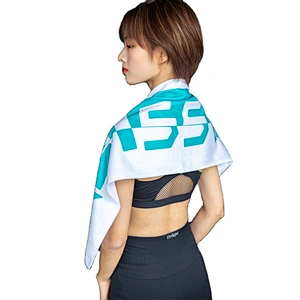 Wholesale Custom logo Digital Printed Quick-Dry Sweat Travel Fitness Gym Sports Microfiber Towel