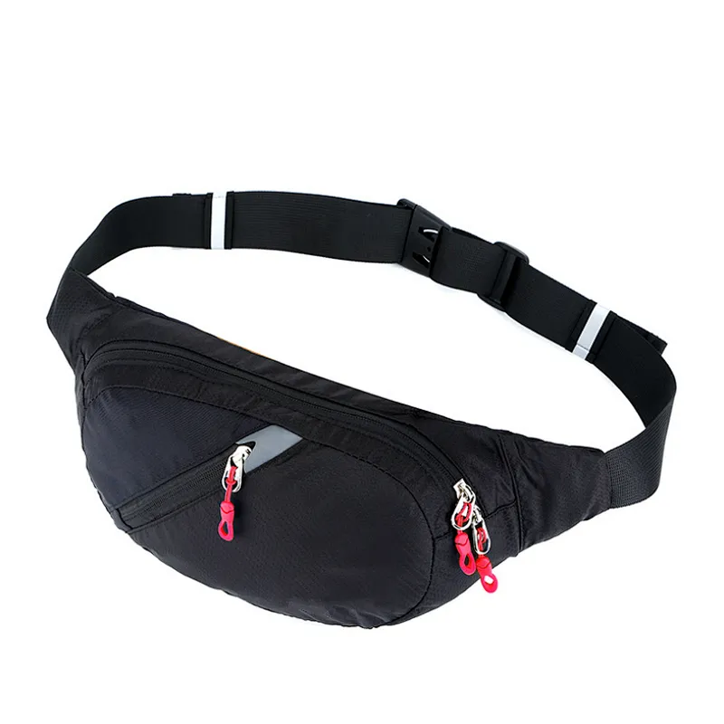 Multi functional outdoor mobile phone bag men's and women's casual sports chest bag diagonal large running fashion Fanny bag