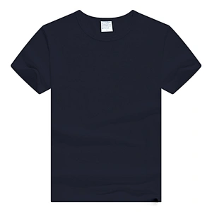 custom logo printed High quality custom size o-neck men's  plain blank T- shirt Promotional Advertising T- shirt
