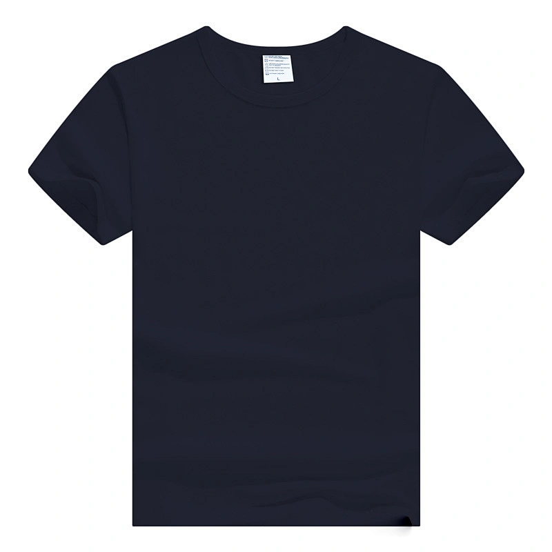 custom logo printed High quality custom size o-neck men's  plain blank T- shirt Promotional Advertising T- shirt