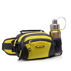 New fashion outdoor sports with water bottle holder multi-function single-shoulder crossbody bag mountaineering travel Waist Bag