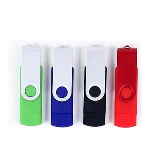 Hot Sale New Arrival 2 In 1 Swivel Flash Drive custom Logo Parts Usb Flash Drive