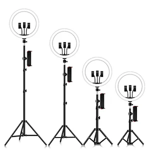 Hot sellingTanchor live fill light with remote control colorful  LED ring lightripod Stand ring light LED studio