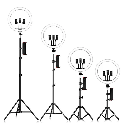 Hot sellingTanchor live fill light with remote control colorful  LED ring lightripod Stand ring light LED studio