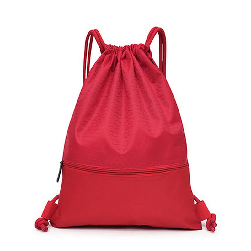 Trap pocket anti-splash sports student high-capacity portable travel rope rucksack advertising gift bag