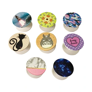 Custom fashion design phone socket holder Mobile Airbag Bracket Cell Phone Holder promotion gift phone holder