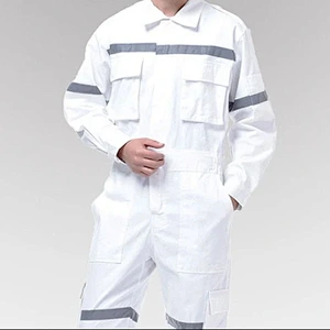 Long sleeve reflective jumpsuit customized labor insurance auto repair jumpsuit shipyard workers' uniforms