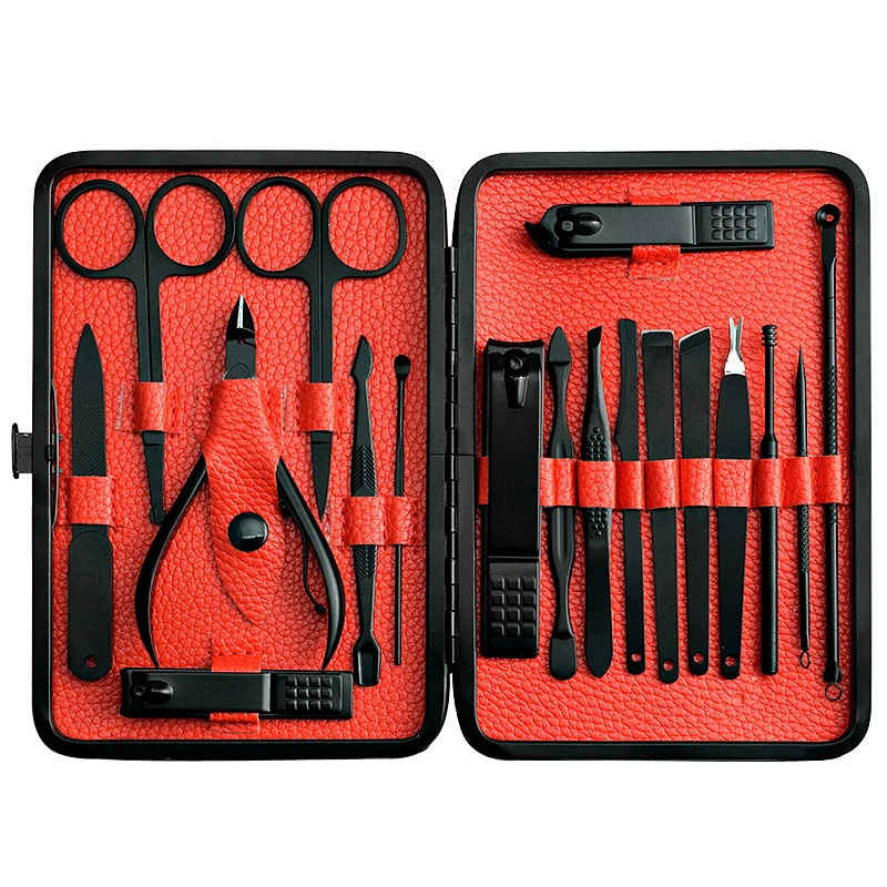 Professional Custom Logo Pedicure Nail Edge Cutter Stainless Steel Manicure Set Tool For Girls
